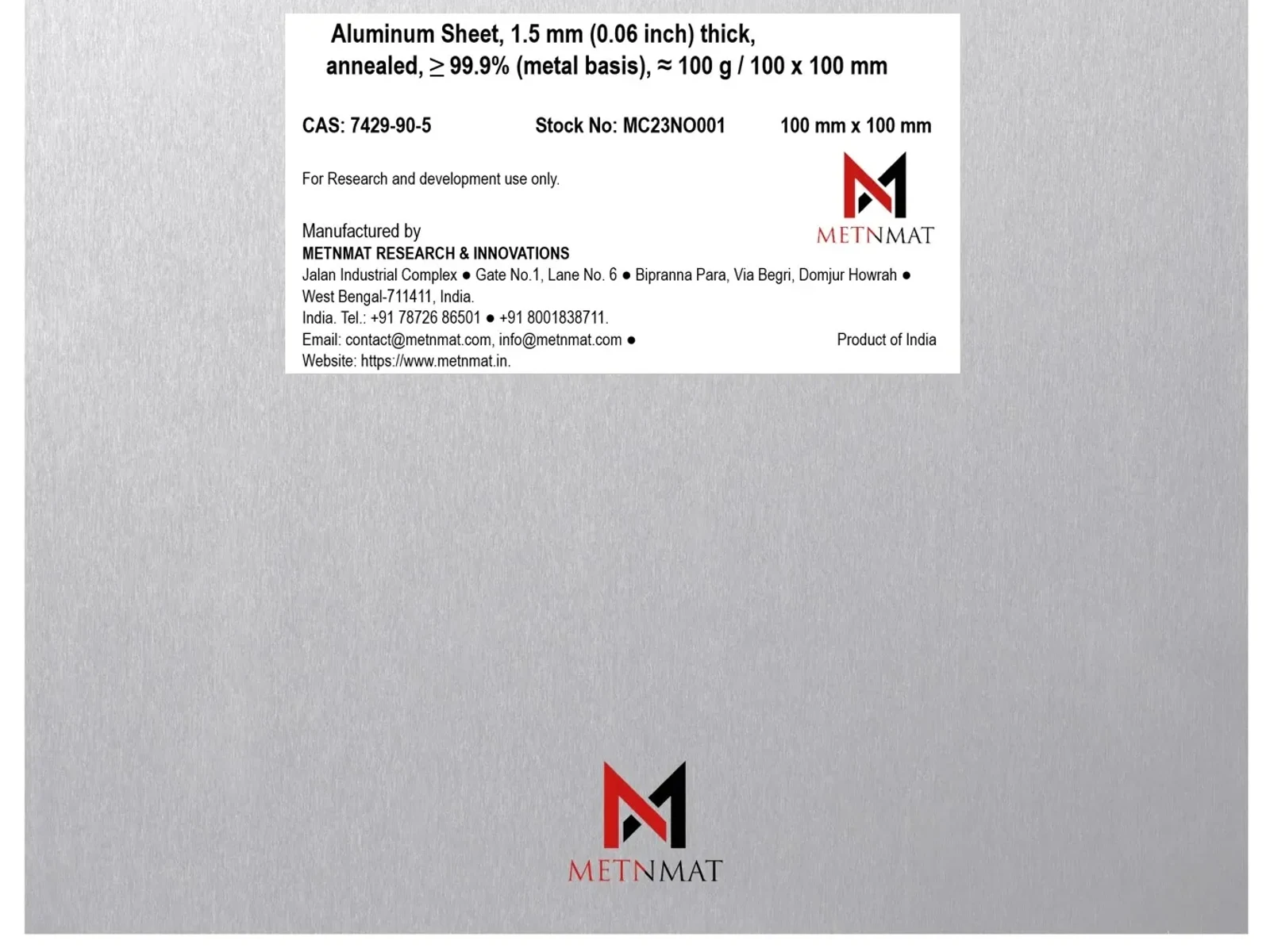Aluminum Sheet — view 2