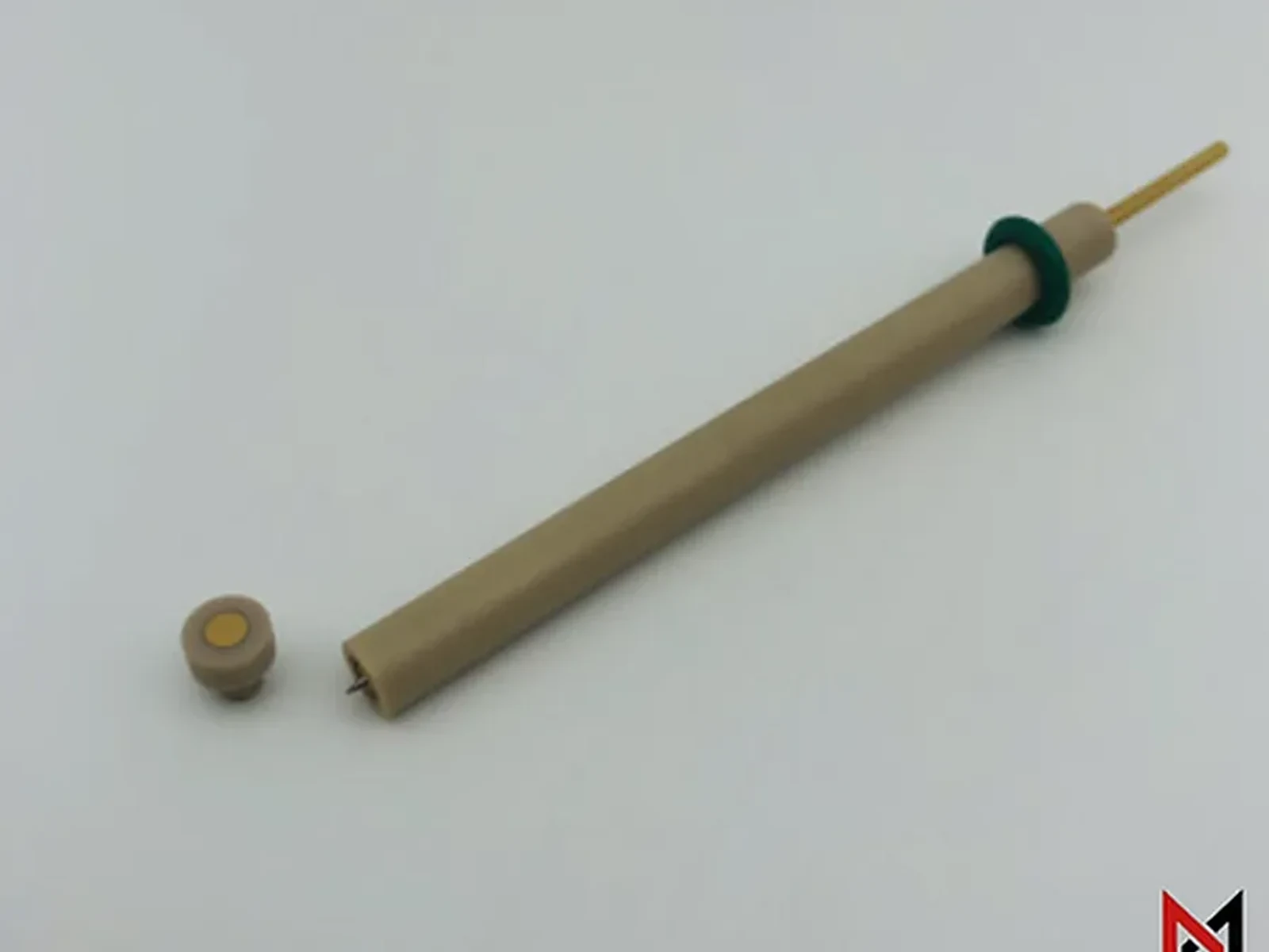 Detachable Gold Disk Electrode, Straight Type (Ø3 mm, PEEK Rod) — view 2