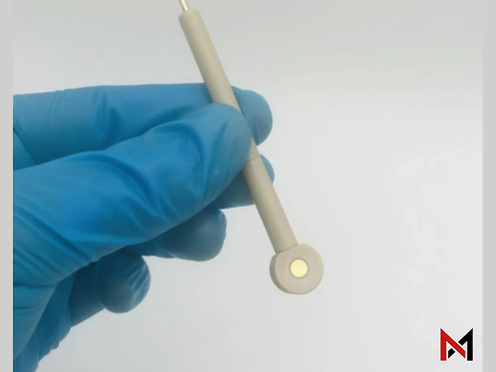 Detachable L-Shaped Gold Disk Electrode (Ø4 mm)