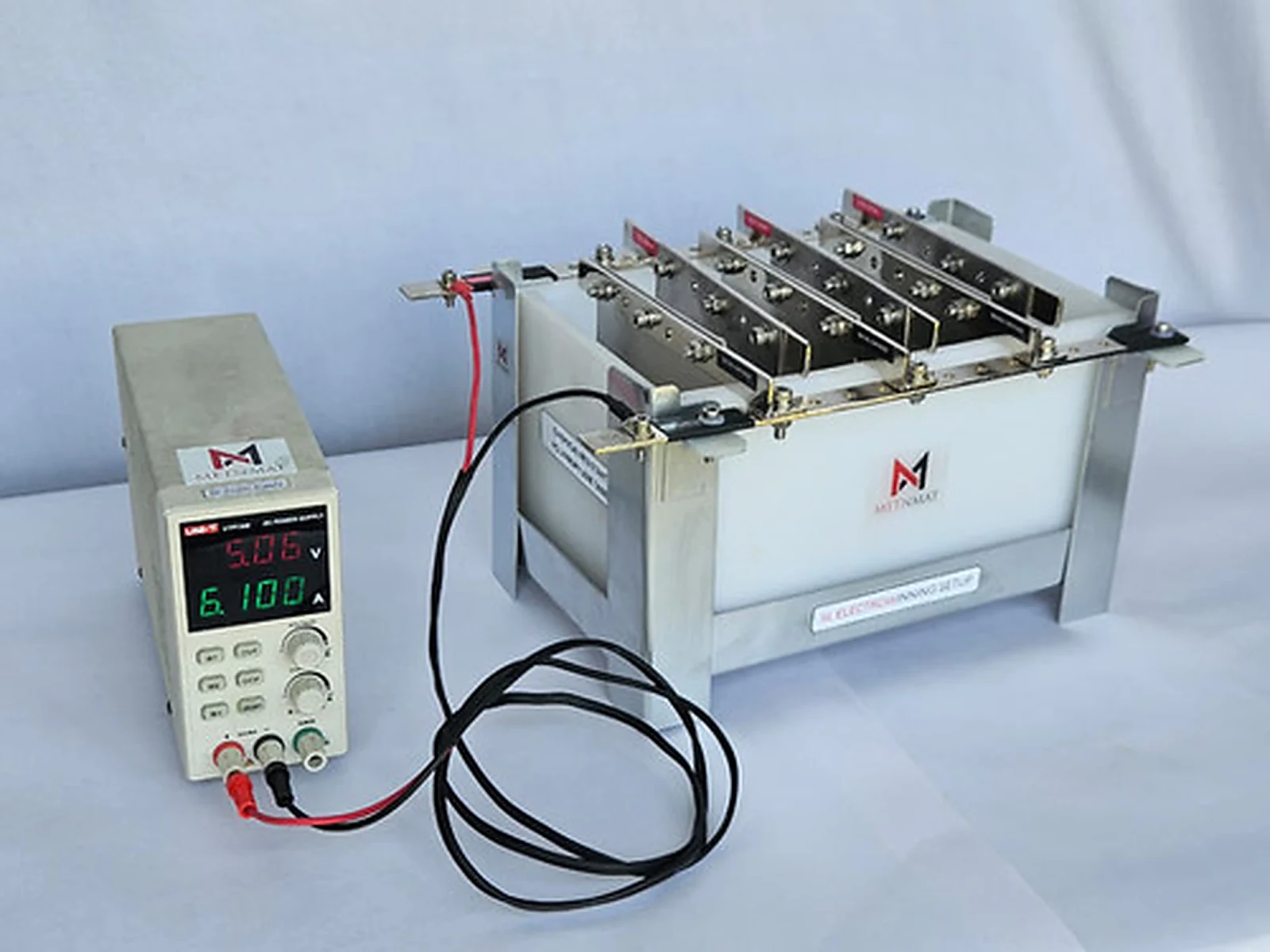 Electrowinning System – PP Electrochemical Cell with SS316 & Titanium Electrodes — view 2