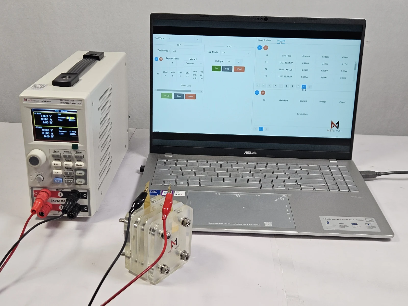 400 W METNMAT Fuel Cell / Metal-Air Battery Testing Device