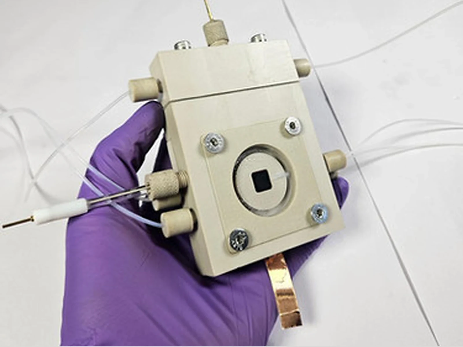In Situ Raman Electrochemical Cell for Operando Raman Spectroscopy — view 4