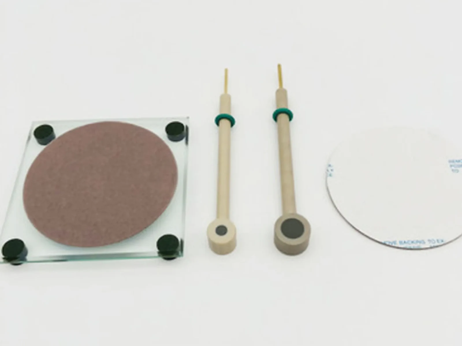 L-Shaped Glassy Carbon Electrode PEEK Rod Ø3mm