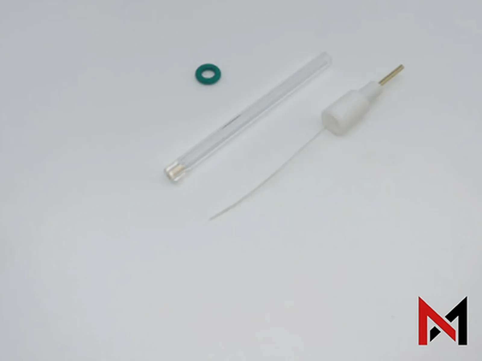 Non-aqueous Silver/Silver Ion Reference Electrode Ag/Ag+ (Glass Rod) — view 2