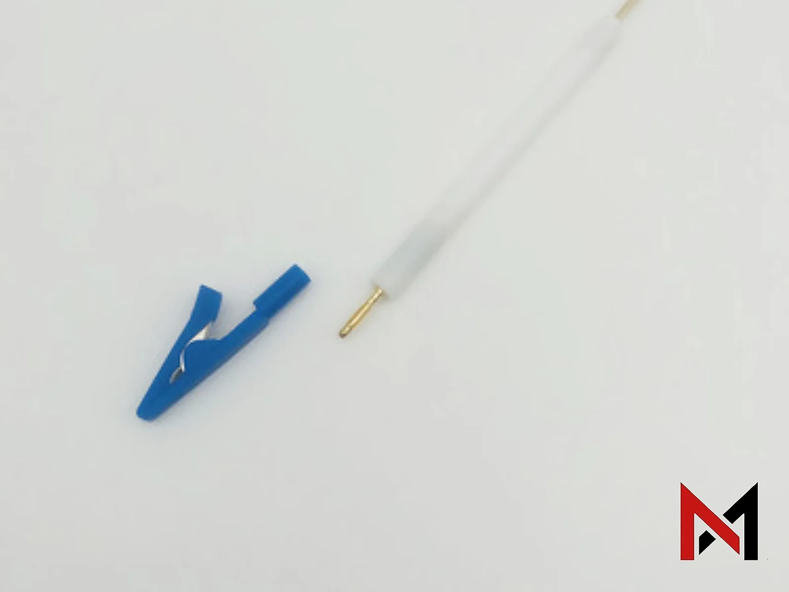 PTFE Replaceable Electrode Holder With Stainless Steel Crocodile Clip — view 2