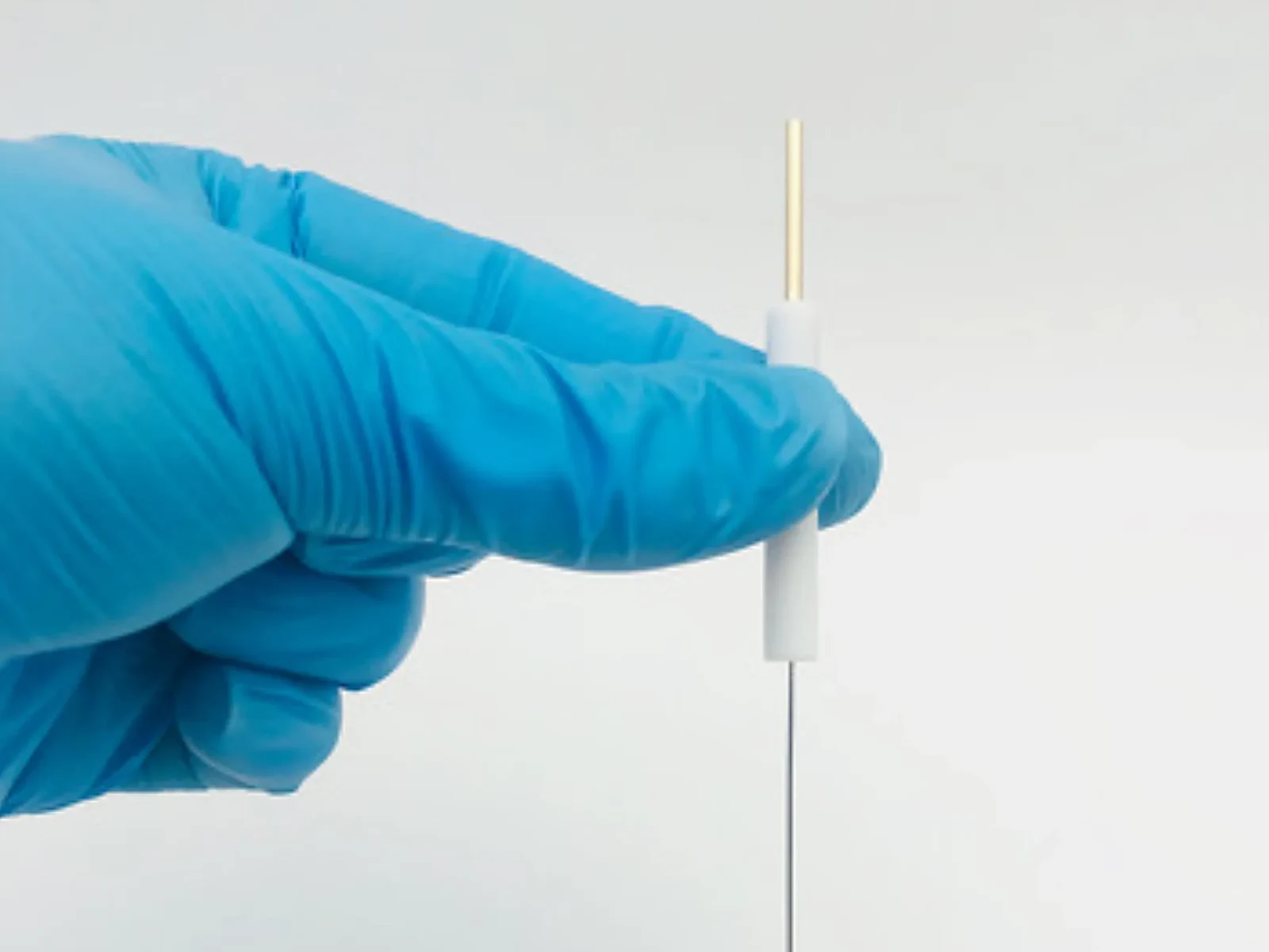Platinum Wire Counter Electrode Ø0.5 × 37mm PTFE Rod