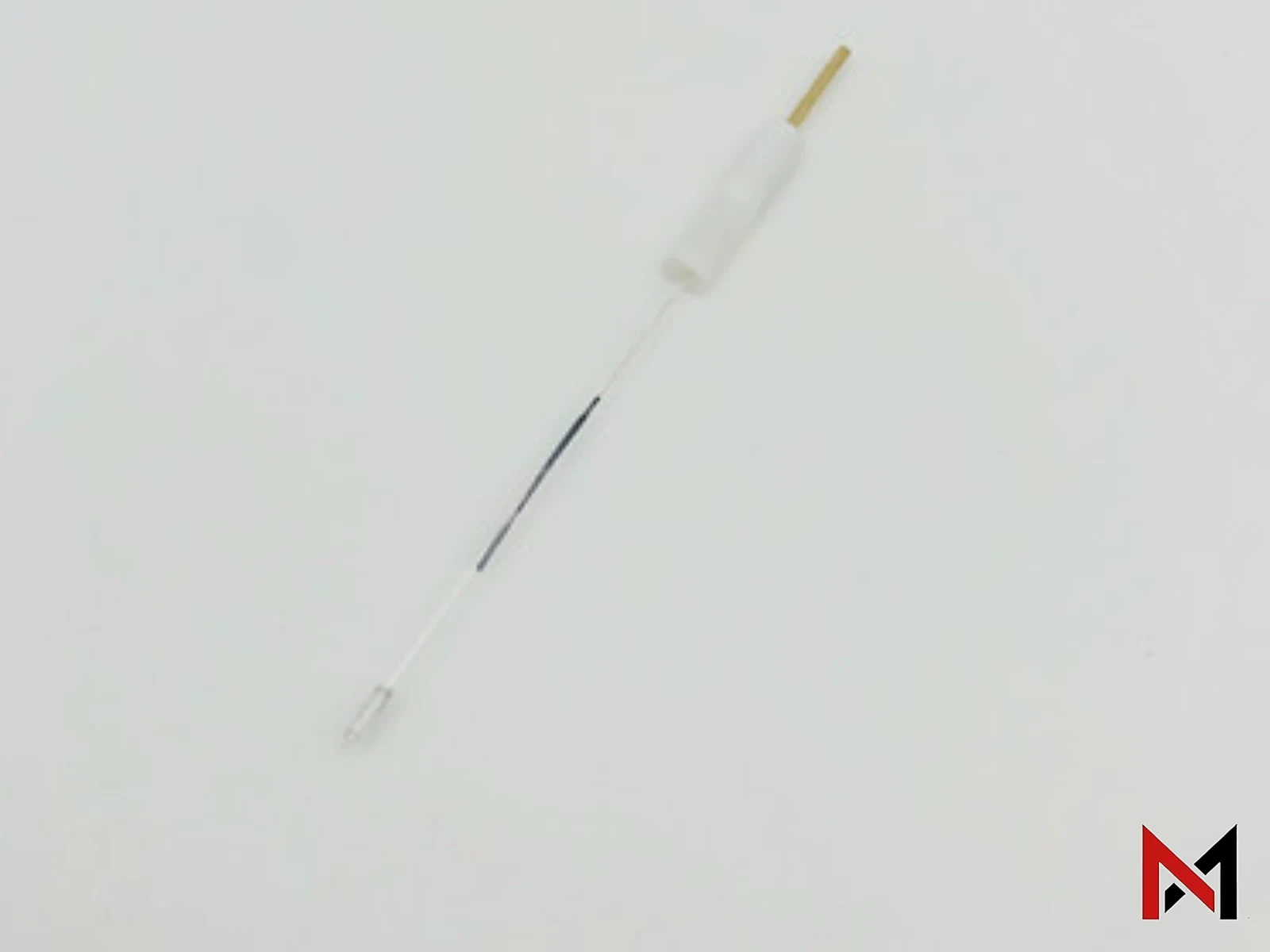 Silver Silver Chloride Ag/AgCl Reference Electrode Ø2.4 × 60mm Glass Rod — view 2