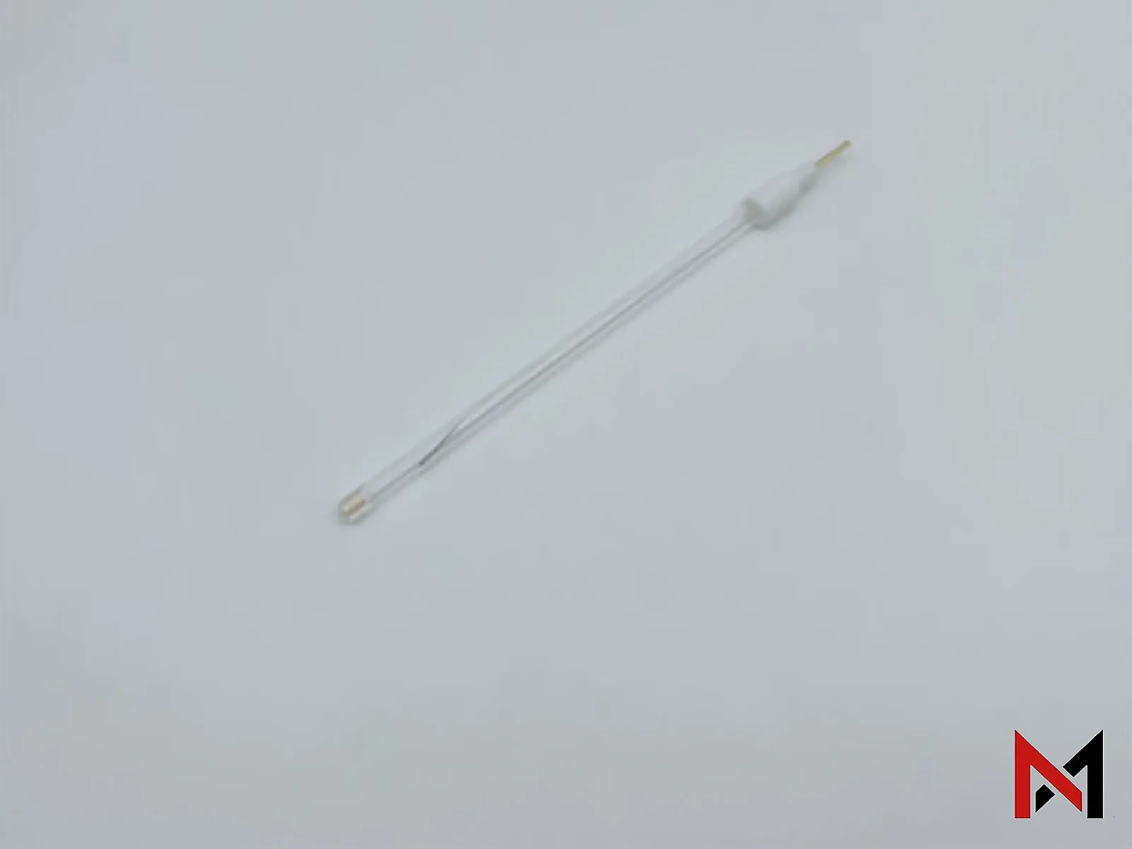 Silver Silver Chloride Ag/AgCl Reference Electrode Ø4 × 50mm Glass Rod — view 2