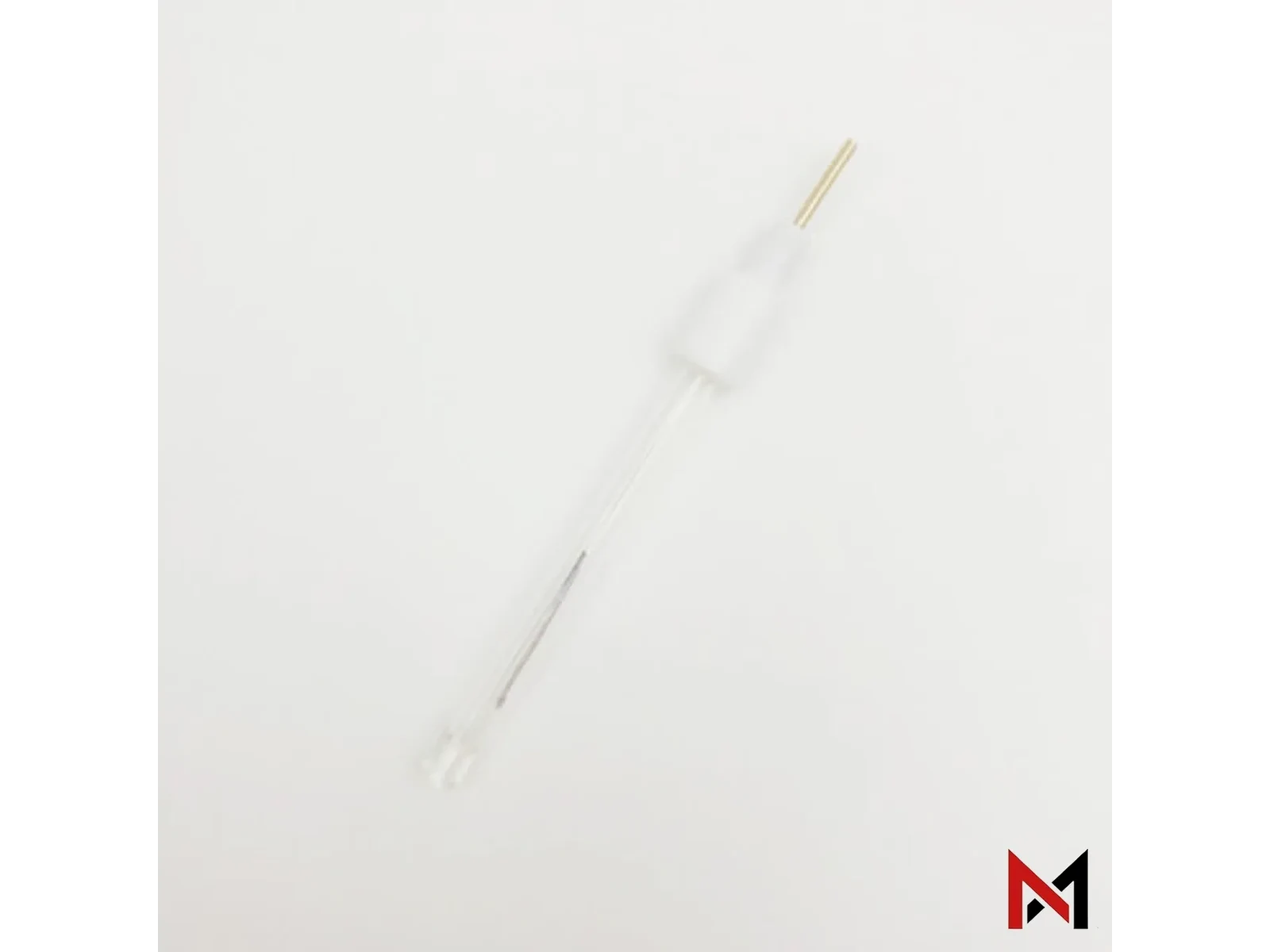 Silver Silver Chloride Ag/AgCl Reference Electrode Ø6 × 70mm Glass Rod — view 2