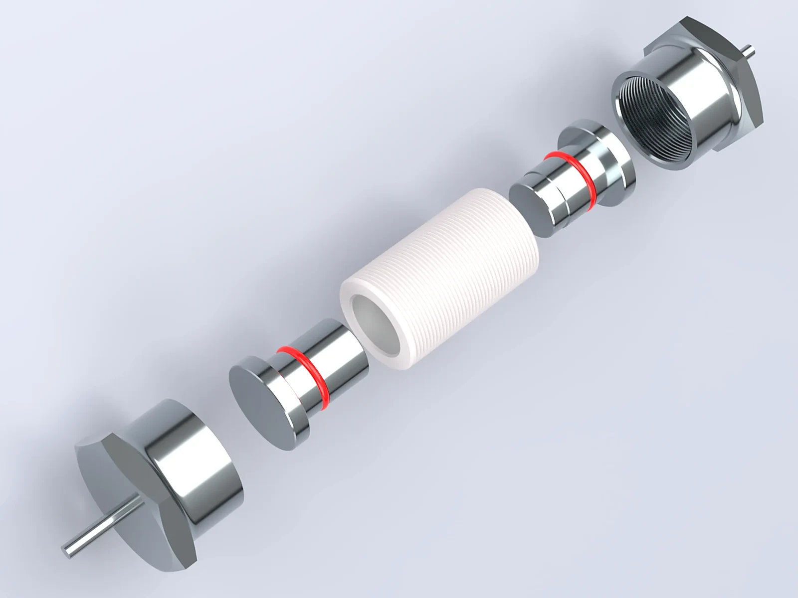 Swagelok-Type Two-Electrode Battery Test Cell