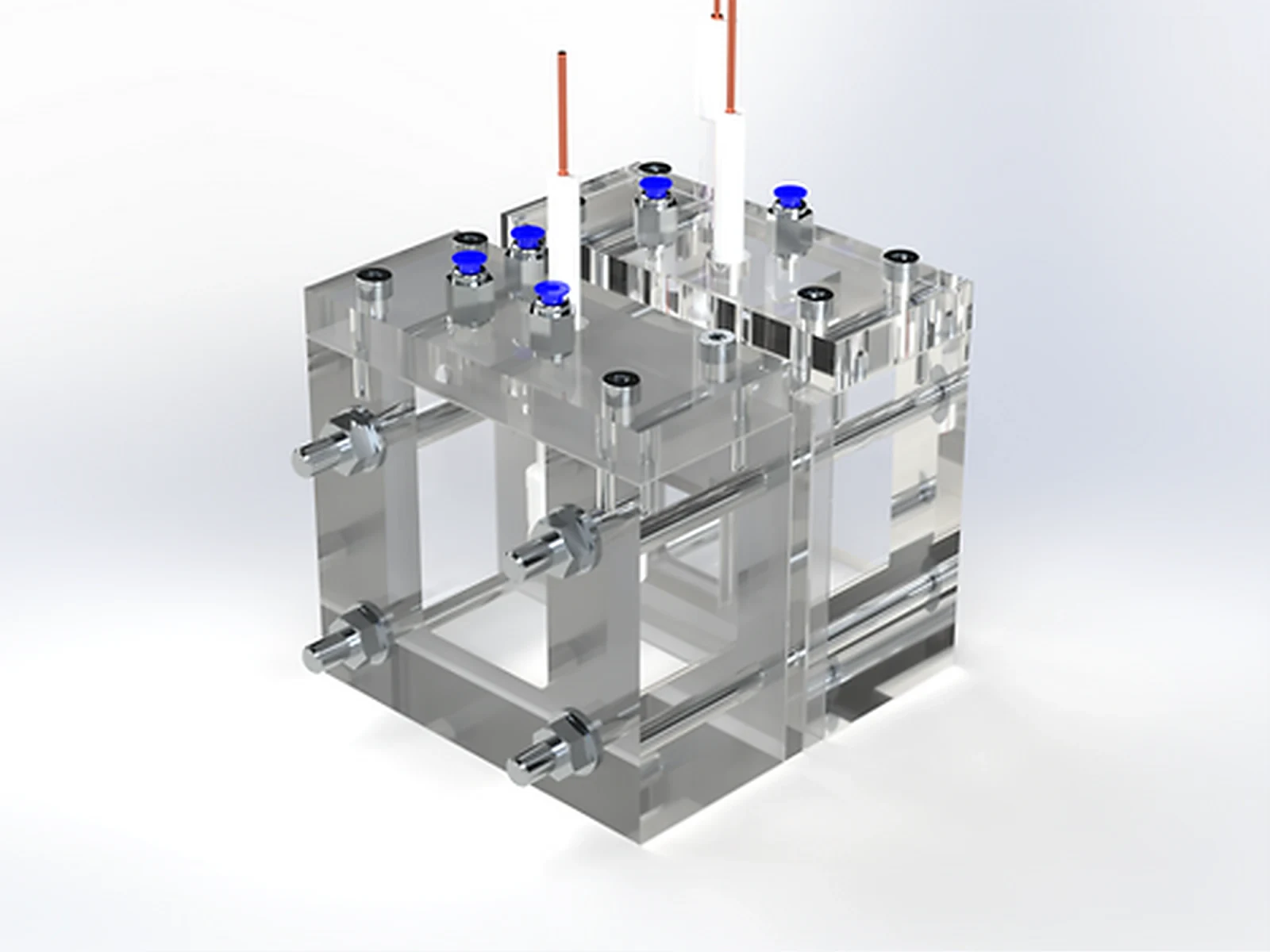Transparent Water Splitting Reactor